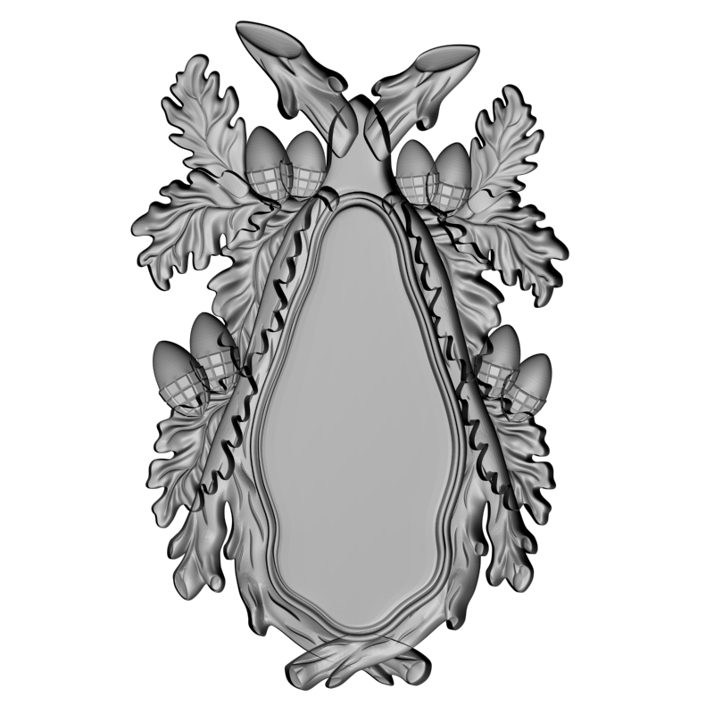 картинка Рамка резная D14-663 3D-STL.COM