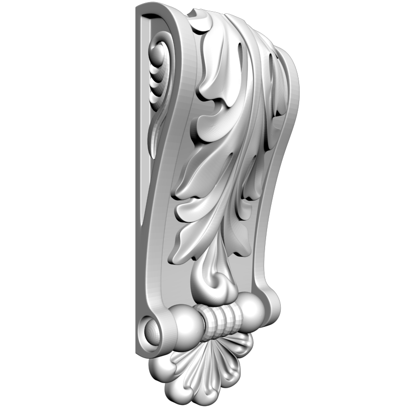 картинка Кронштейн резной D9-179 3D-STL.COM