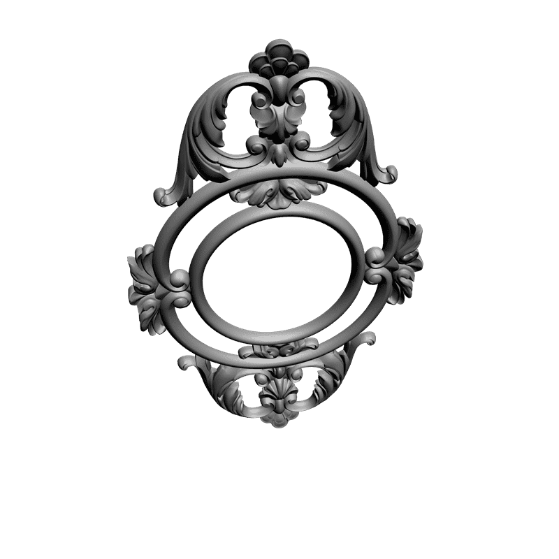 картинка Накладка резная D10-056 3D-STL.COM