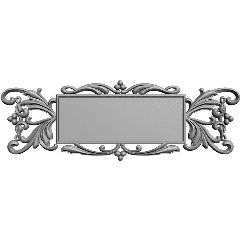 картинка Рамка резная D14-077 3D-STL.COM