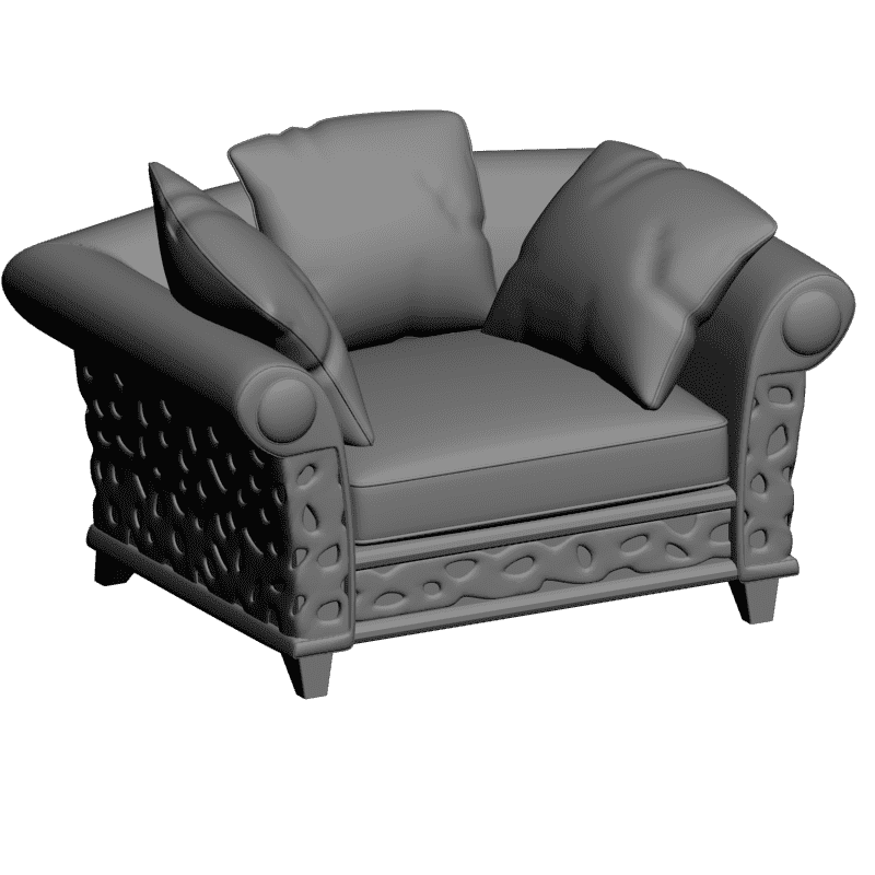 картинка Кресло M3-058 3D-STL.COM
