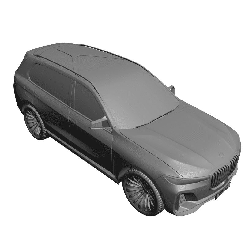 картинка BMW X7 concept 2017 vray RT3-030 3D-STL.COM
