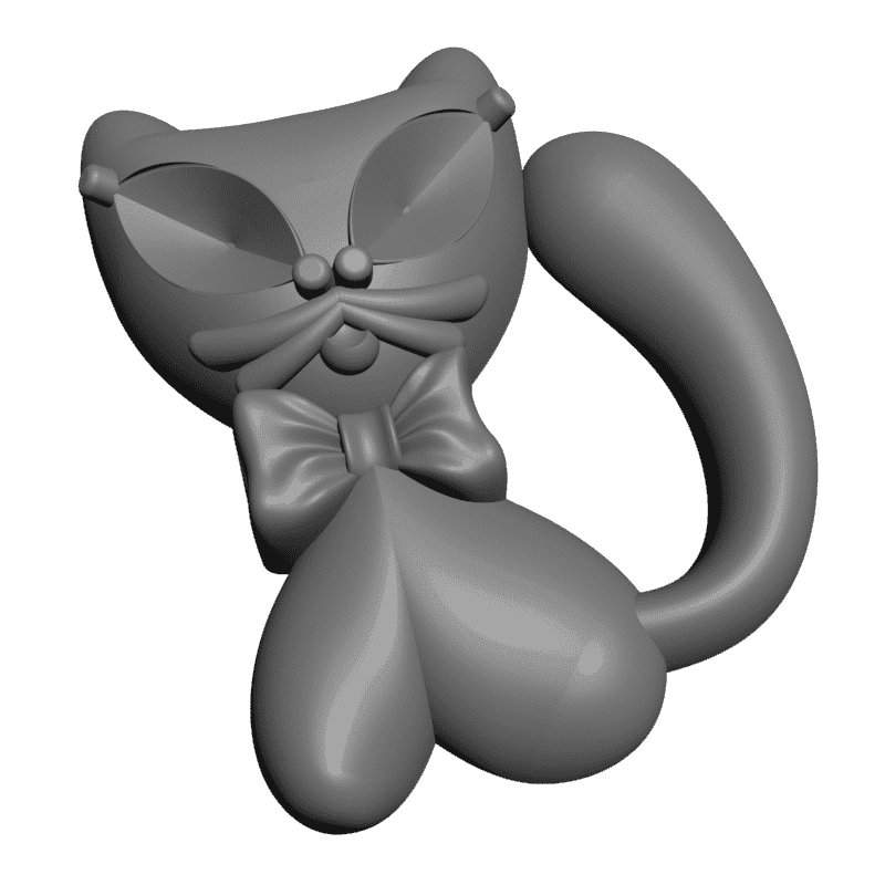 картинка Котёнок PI1-192 3D-STL.COM