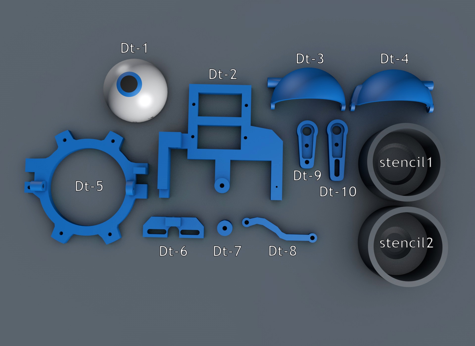 картинка Mеханический глаз 3D-STL.COM