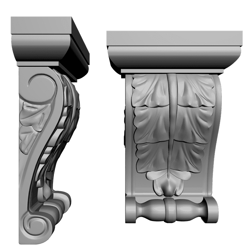 картинка Кронштейн D9-166 3D-STL.COM