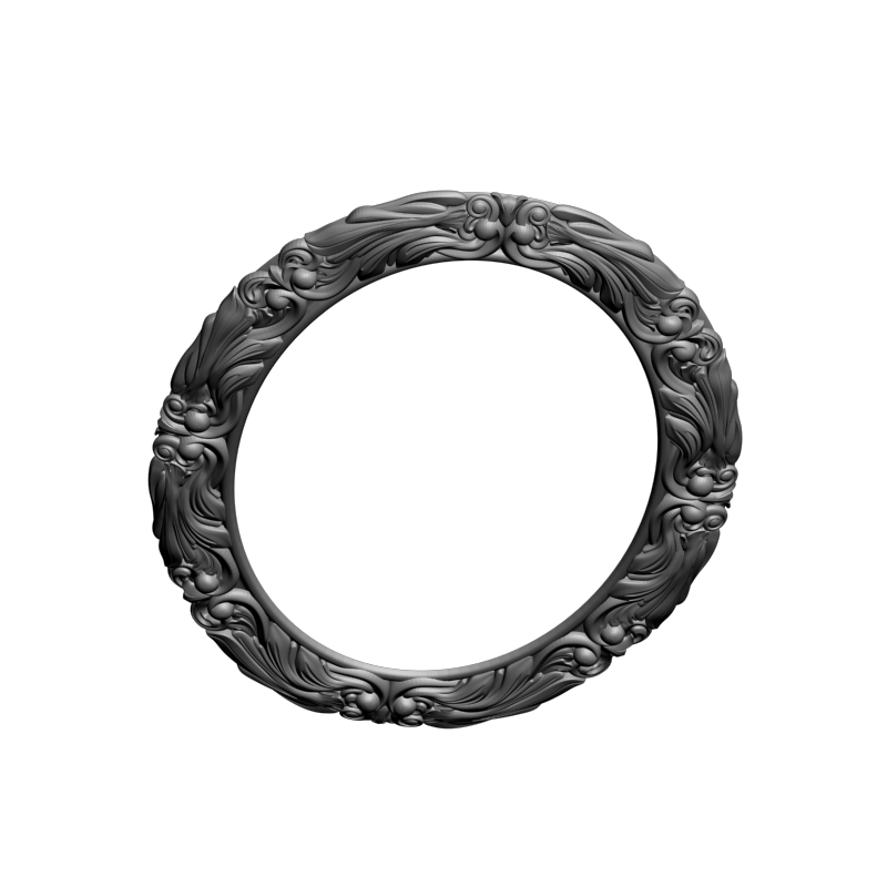 картинка Рамка резная D14-655 3D-STL.COM