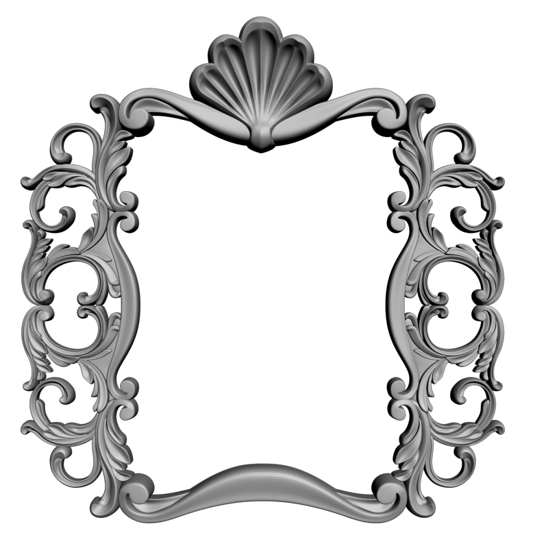 картинка Рама резная D14-399 3D-STL.COM