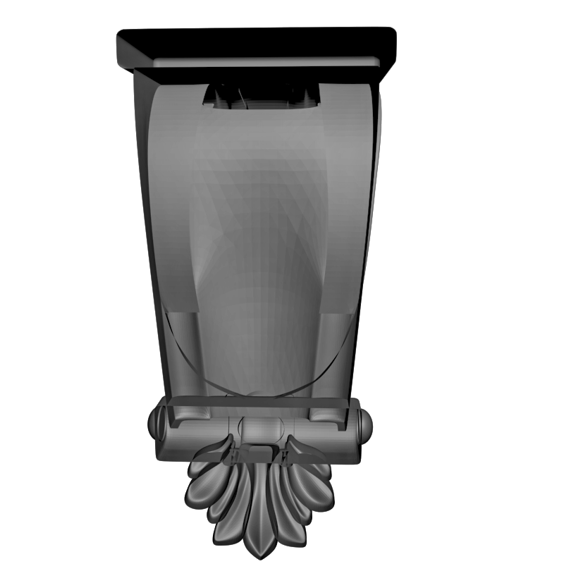 картинка Кронштейн резной D9-208 3D-STL.COM
