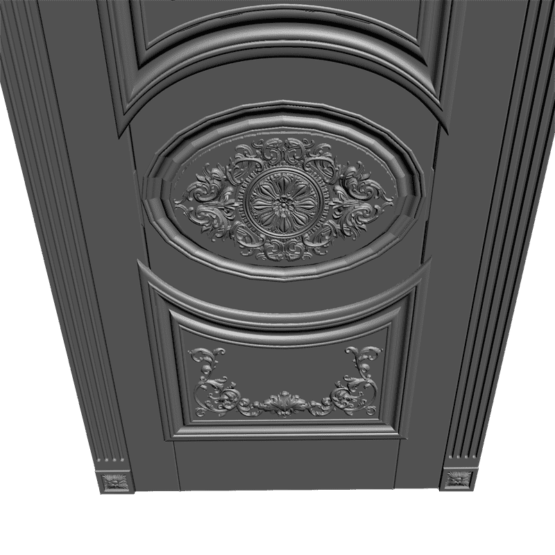 картинка Дверь резная H3-023 3D-STL.COM