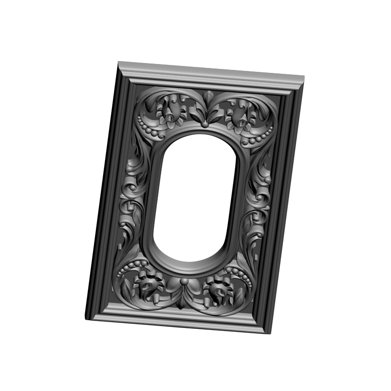 картинка Рамка резная D14-614 3D-STL.COM