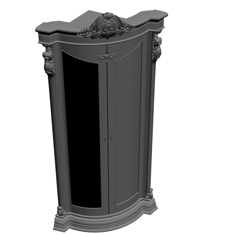 картинка Угловой шкаф M11-015 3D-STL.COM