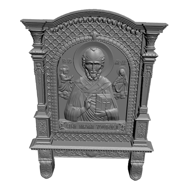 картинка Николай Чудотворец V3-222 3D-STL.COM