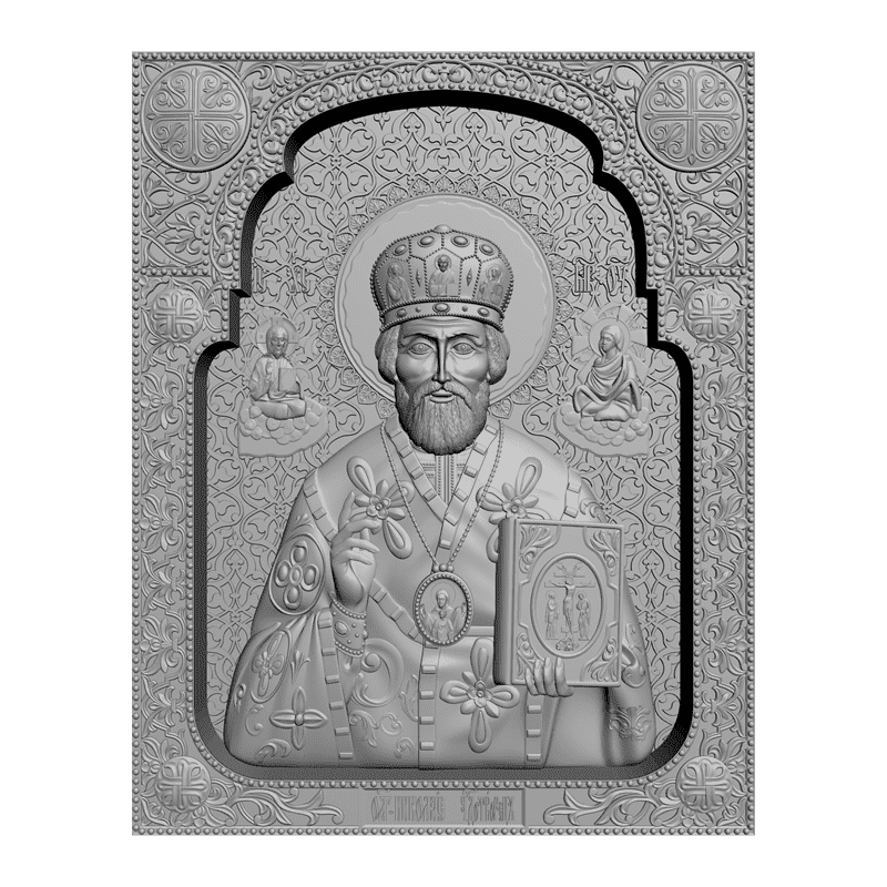 картинка Николай Чудотворец V3-169 3D-STL.COM