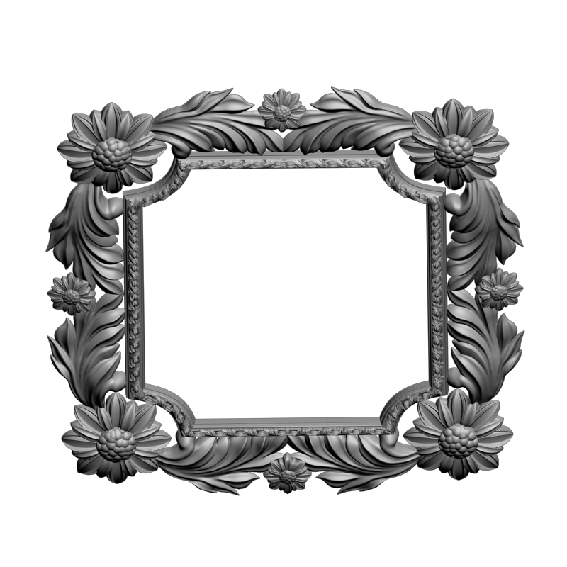 картинка Рама резная D14-499 3D-STL.COM
