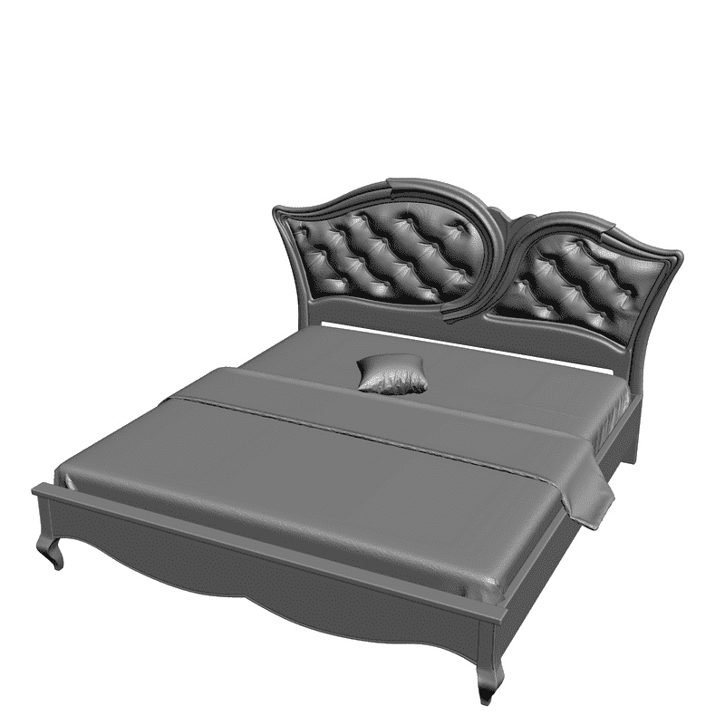 картинка Кровать M4-002 3D-STL.COM