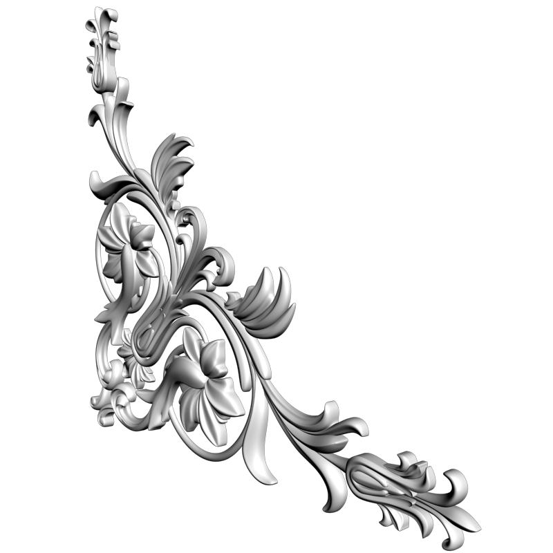 картинка Угловой элемент D19-050 3D-STL.COM
