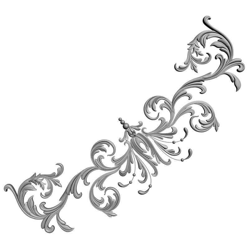 картинка Накладка резная D10-156 3D-STL.COM