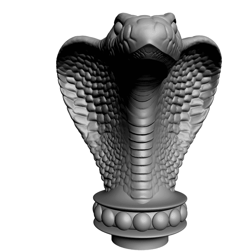 картинка Змея Кобра F2-009 3D-STL.COM