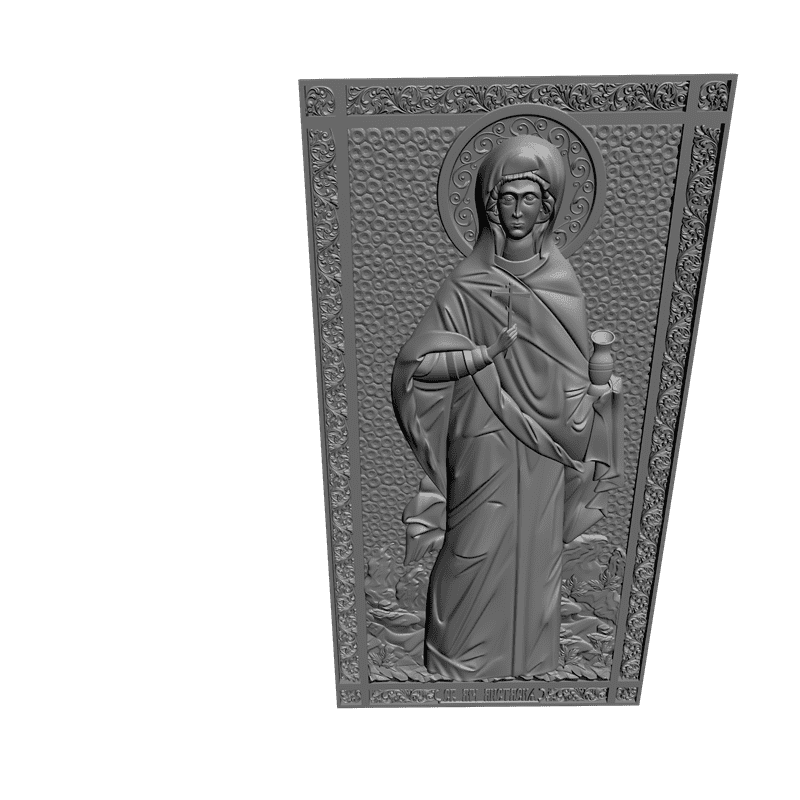 картинка Святая мученица Анастасия V3-130 3D-STL.COM