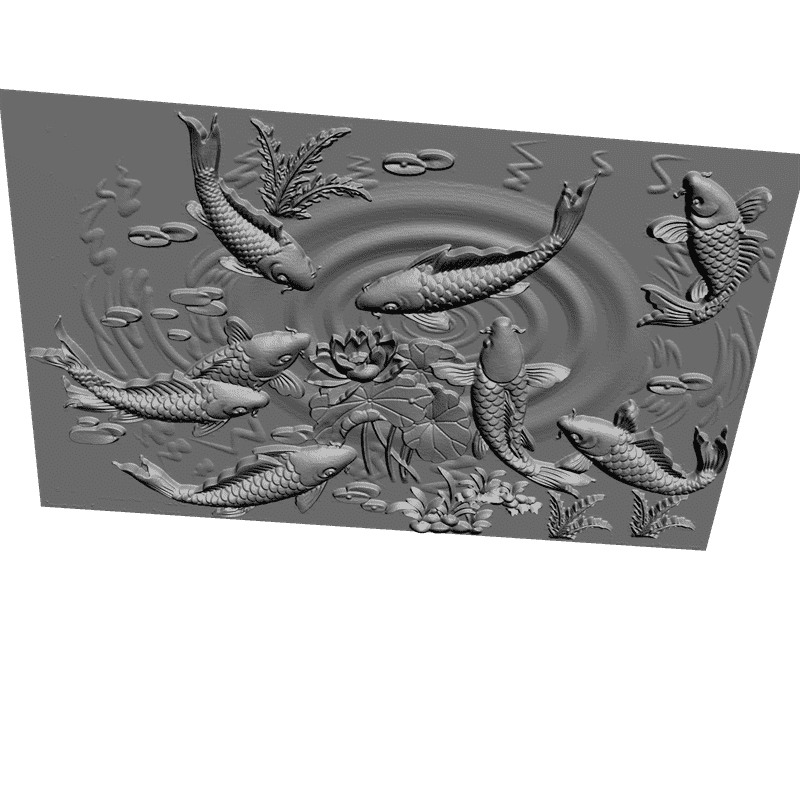 картинка Рыбы D12-131 3D-STL.COM