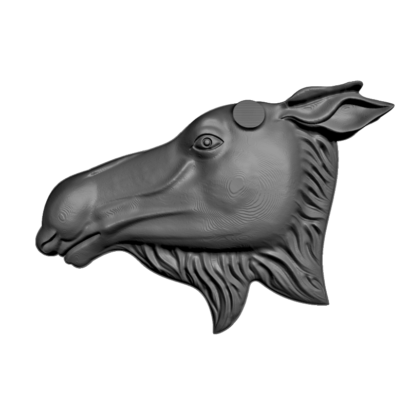 картинка Голова лося F1-253 3D-STL.COM