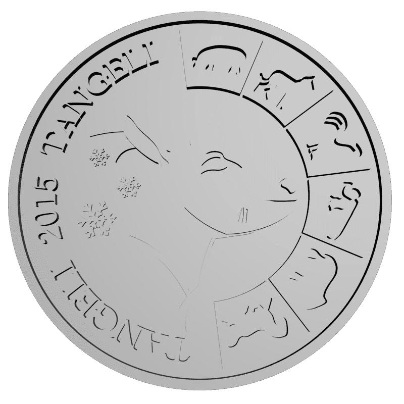картинка NY coin 2015 P6-006 3D-STL.COM