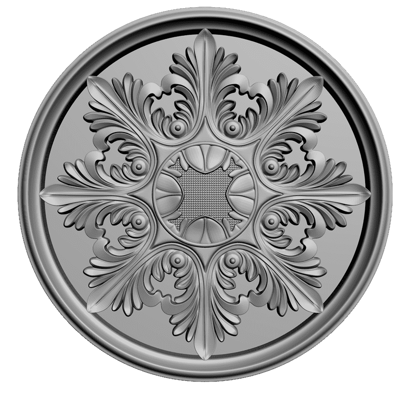 картинка Розетка резная D16-057 3D-STL.COM