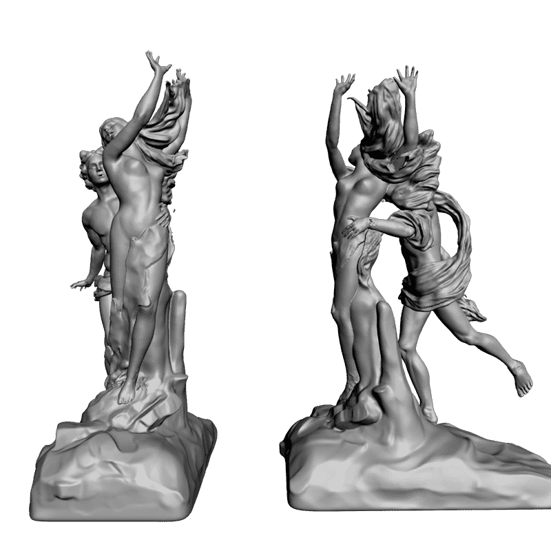 Стл файлы для 3д печати. 3d STL модели DAVINCI. Скульптура STL. Статуэтка STL.