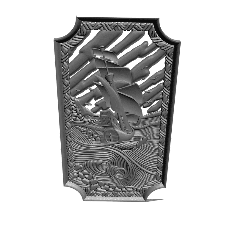 картинка Фасад мебельный M10-010 3D-STL.COM