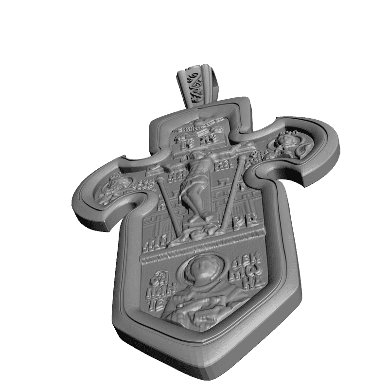 картинка Крестик RY4-019 3D-STL.COM