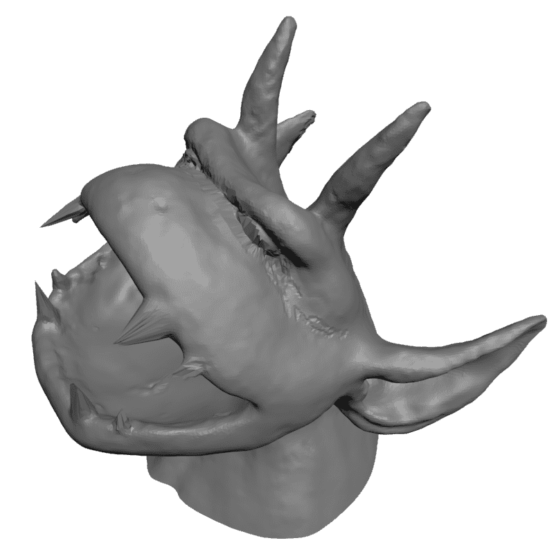 картинка Голова гоблина PI1-210 3D-STL.COM