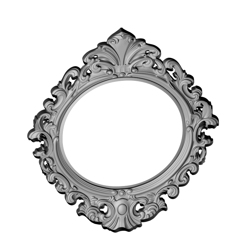 картинка Рамка резная D14-665 3D-STL.COM