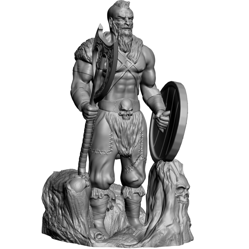 картинка Статуэтка викинга L3-159 3D-STL.COM