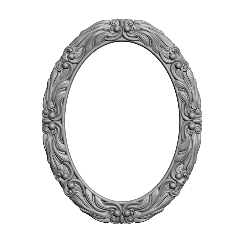 картинка Рамка резная D14-655 3D-STL.COM