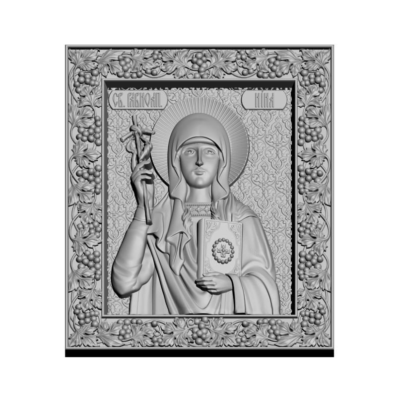 картинка Святая Равноапостольная Нина V3-462 3D-STL.COM