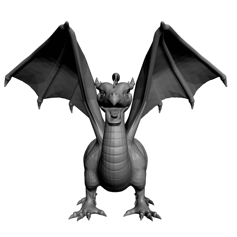 картинка Дракончик PI1-124 3D-STL.COM