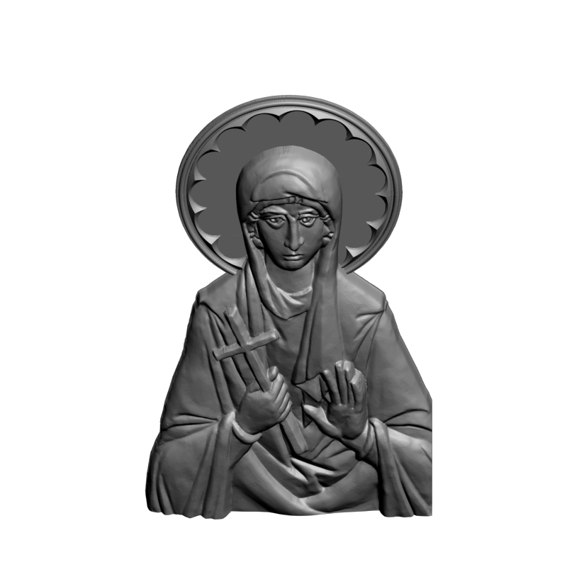 картинка Святая Великомученица Зоя V3-490 3D-STL.COM