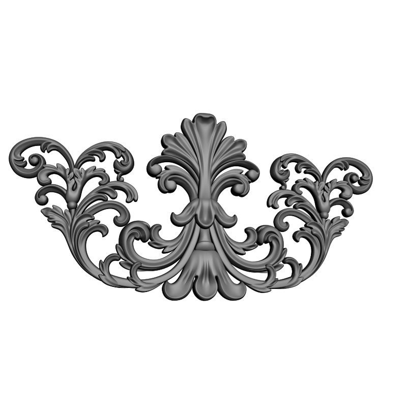 картинка Накладка декоративная рамная D10-397 3D-STL.COM