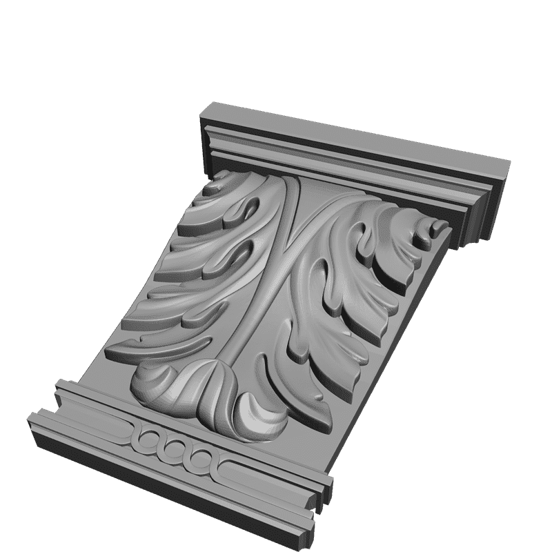 картинка Кронштейн резной D9-050 3D-STL.COM