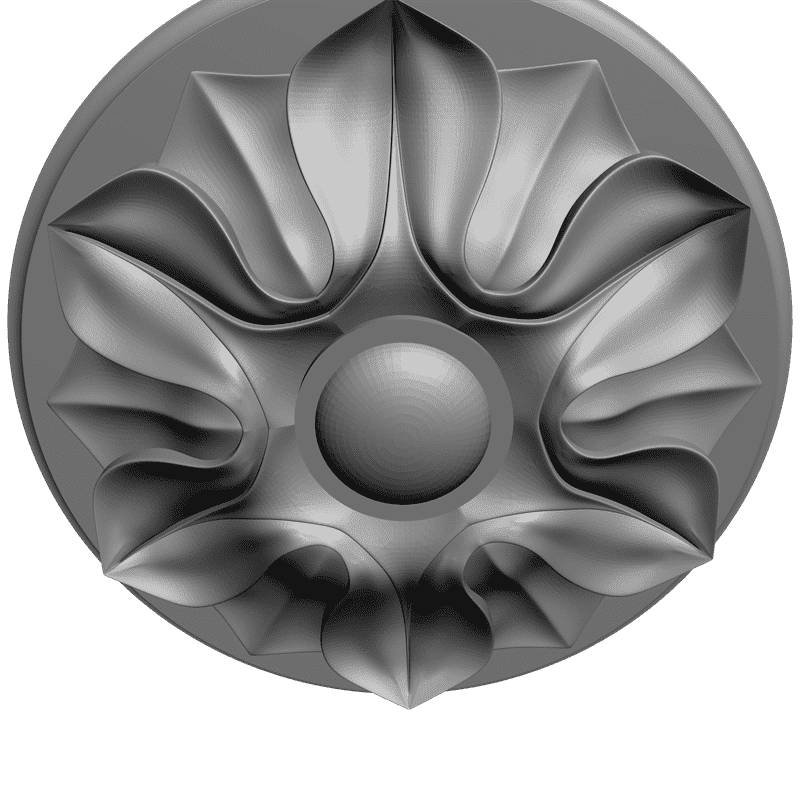 картинка Розетка резная D16-169 3D-STL.COM