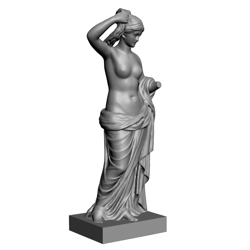 картинка Голая Девушка-Купание L3-244 3D-STL.COM