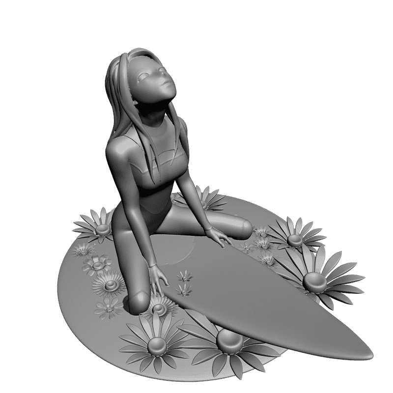 картинка L3-075 Серфонгистка 3D-STL.COM