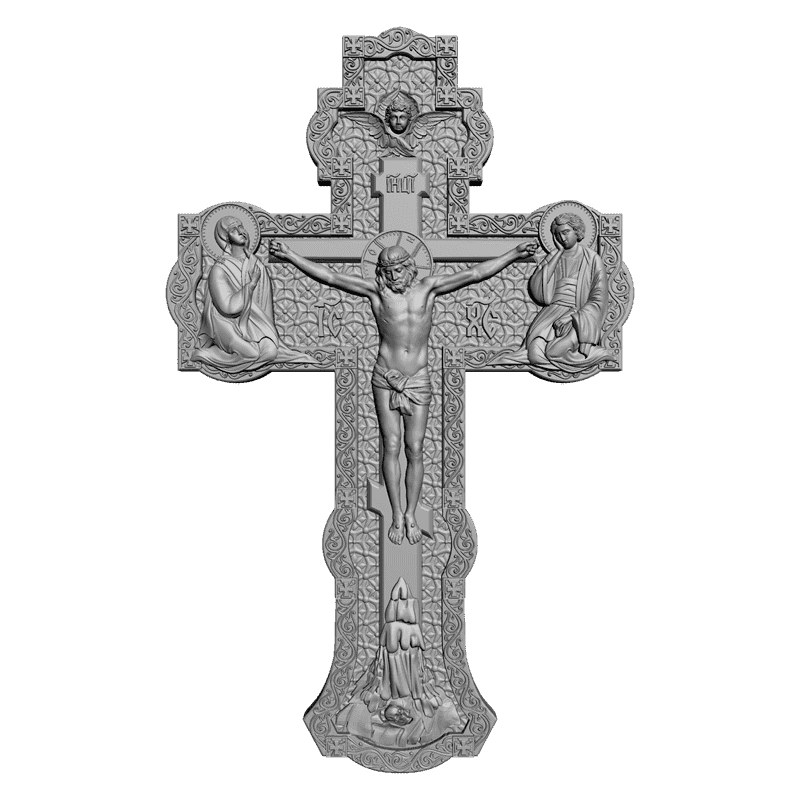 картинка Крестик RY4-042 3D-STL.COM