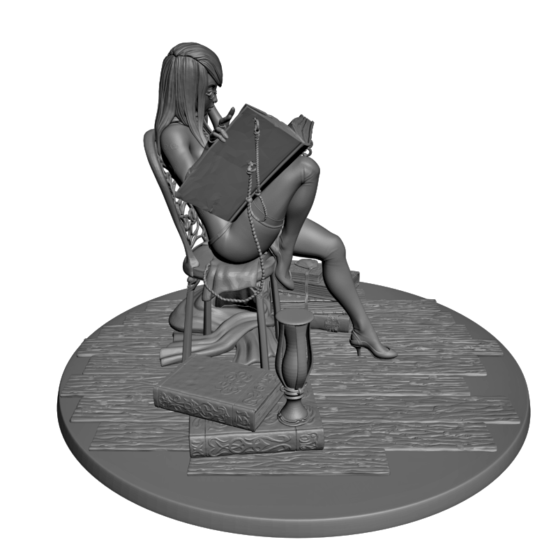 картинка КДМ - библиотекарь - Гектор Моран PI1-445 3D-STL.COM