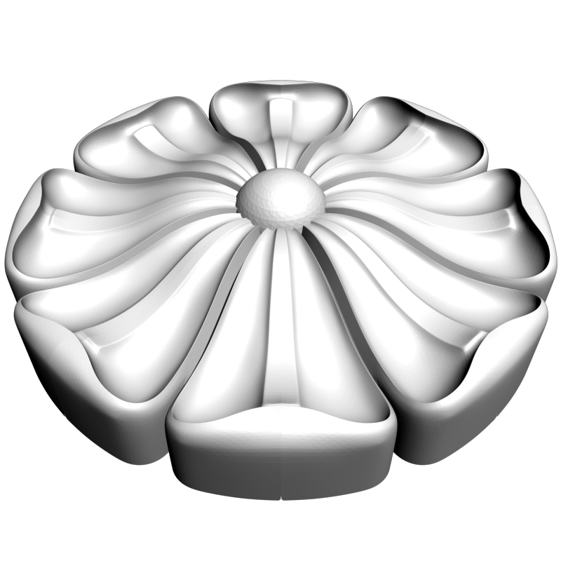 картинка Розетка резная D16-324 3D-STL.COM