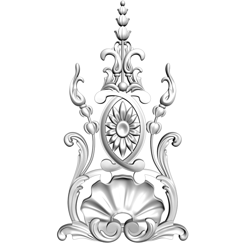 картинка Накладка резная D10-306 3D-STL.COM