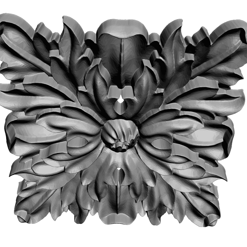 картинка Розетка резная D16-067 3D-STL.COM