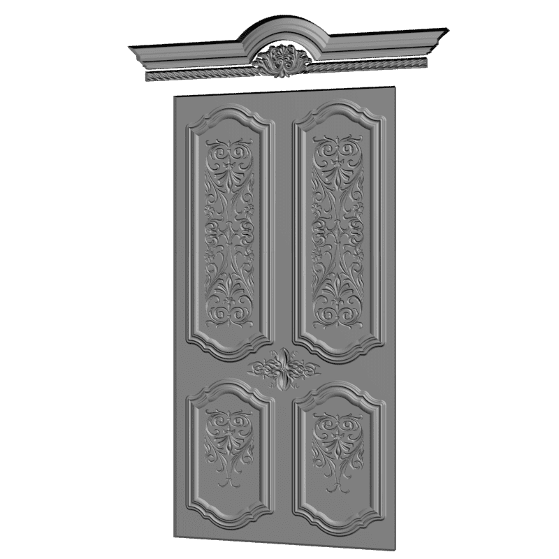 картинка Двери резные H3-054 3D-STL.COM