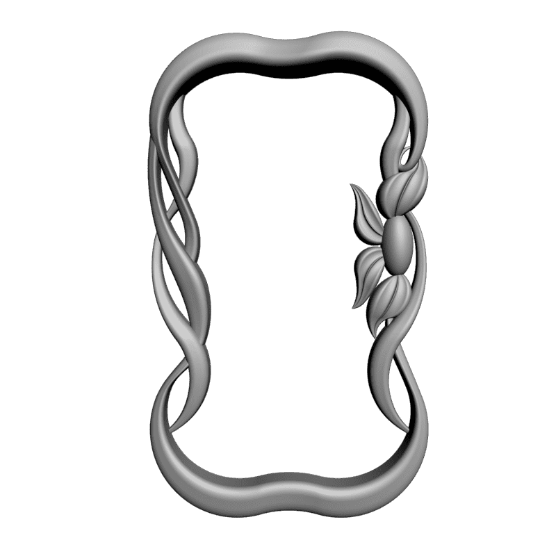 картинка Рамка под зеркало D14-346 3D-STL.COM