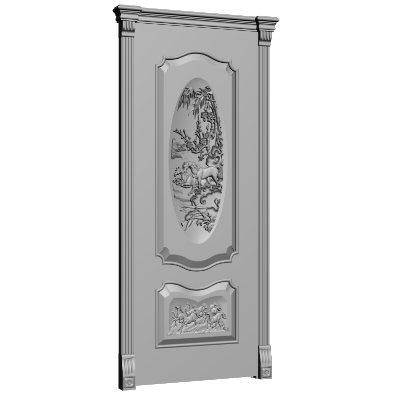 картинка Двери резные H3-060 3D-STL.COM